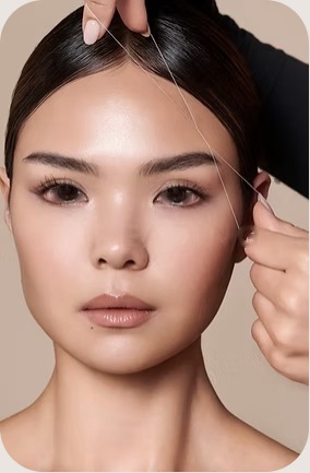 Illustrative beauty photograph for Brow shaping and tinting; reference image, not Morgan's work